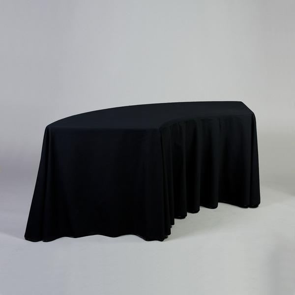 1-Eindeckung textil, NTCS, Tisch "Wave", Schwarz