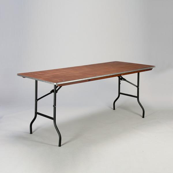 Tisch eckig, L 183 x B 76 x H 77 cm