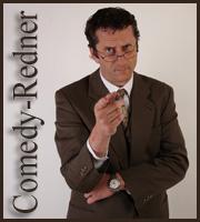 Comedy-Redner "Prof. Dr. Franz Hansen"
