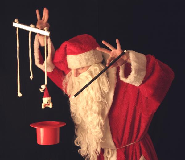 5-MAGIC SANTA - der Weihnachtsmann-Zauberer