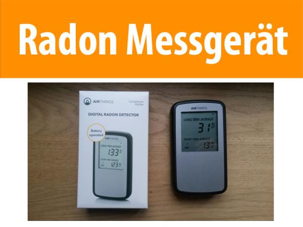 Radon Gas Messgerät Radongas Detektor - bundesweiter Versand
