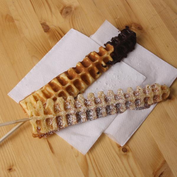 1-Waffeleisen / Waffeln am Stiel / Profi Waffeleisen