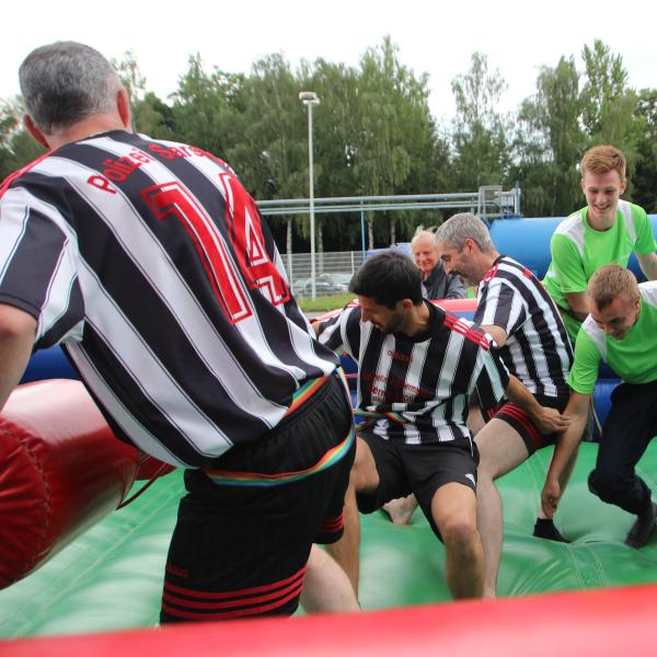 4-Riesenkicker XXL / Human Table Soccer / Lebendkicker / Human Kicker / Menschenkicker / Mega Kicker