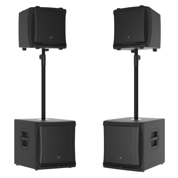 Kompakte PA Anlage / Musikanlage mit Subwoofer für Events aller Art bis 150 Personen