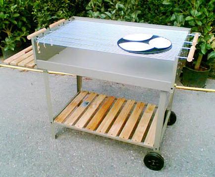 1-Holzkohlegrill