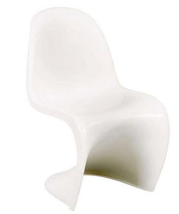 1-Stuhl Panton Chair weiß