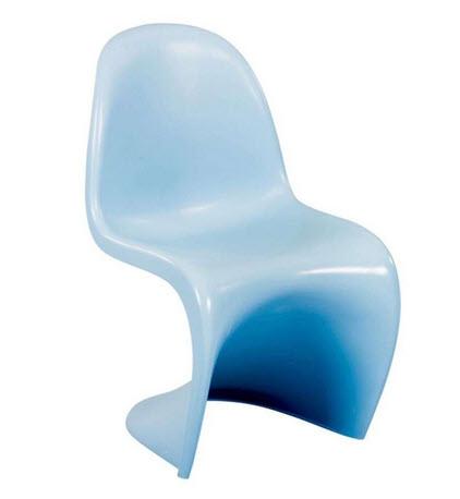 1-Stuhl Panton Chair blau