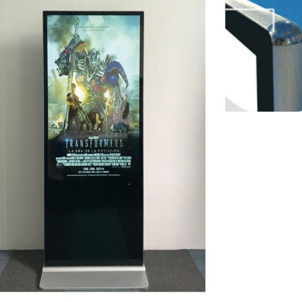 2-Digitale Info-Stele 55″ Super-Slim