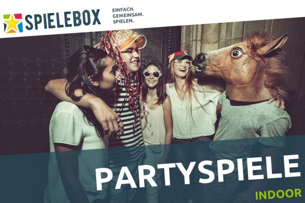 Spielebox - Partyspiele Indoor. Der Partyspaß für zu Hause