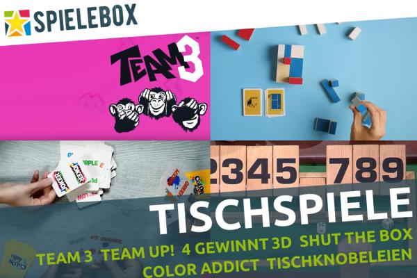 6-Spielebox - Spieleabend Spaß. Jede Menge Spaß mit Freunden oder der Familie