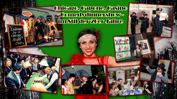 1-20er Jahre Dinnershow / Erlebnisshow - Comedy mit Capone, Casino und Charleston - bundesweit