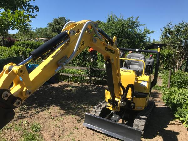 YANMAR ViO12 Minibagger 1,245t Breite: 830 - 1000 mm