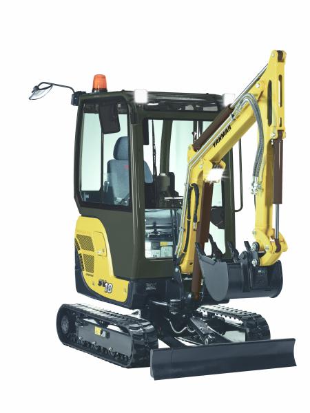 YANMAR SV18 Minibagger 1,975t Breite: 980 - 1320 mm