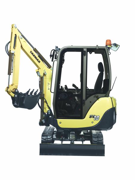 2-YANMAR SV18 Minibagger 1,975t Breite: 980 - 1320 mm