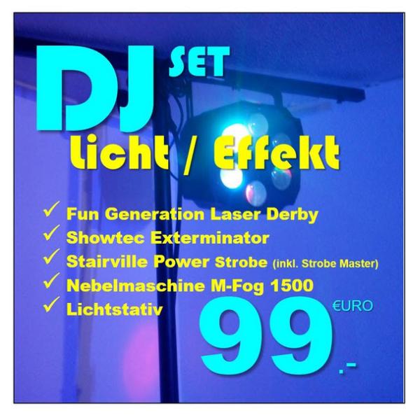 Set DJ Lichteffekt