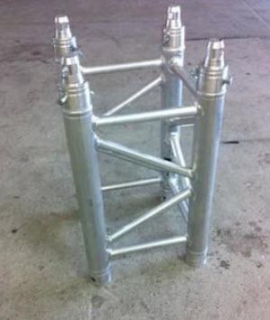 1-50 cm langes Traversenstück von Global Truss, Eurotruss, Milos 4-Punkt