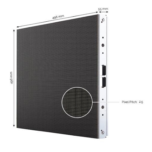 Aluvision LED Tile Hi-LED 55, 0,496m x 0,496m, 2,5mmPP