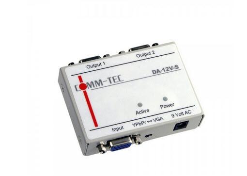 1-VGA Verteilverstärker COMM-TEC DA12V-S 1:2