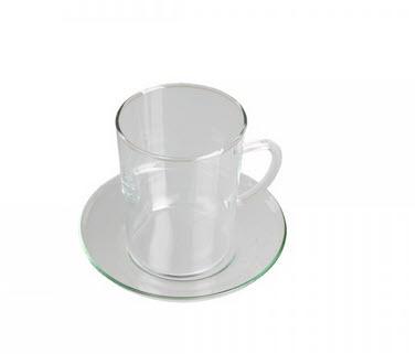 Teeglas mit Unterteller 150 ml