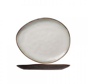 1-Dessertteller Plato oval 19,5 cm