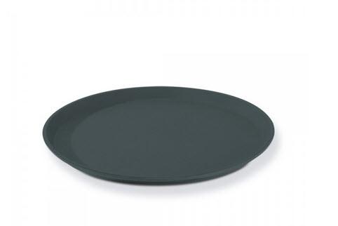 1-Tablett Kunststoff schwarz rutschfest 38 cm