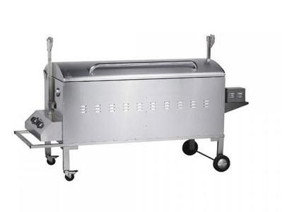 2-Gasgrill "Maximo" für Spanferkel, Lamm oder Hähnchen 230V & Gas