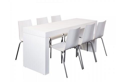 Dining-Set Skala 170 weiß & Skala weiß - 6 Pers.
