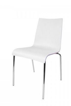 1-Stuhl "Skala" weiß