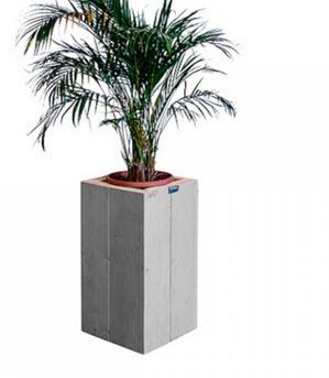 1-Vase Woodlounge B41 x T41 x H73 cm