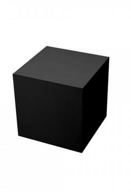 1-Loungetisch Woodcube Sky 40 schwarz