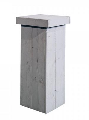 Stele / Stehtisch Woodlounge B50 x T50 x H110 cm