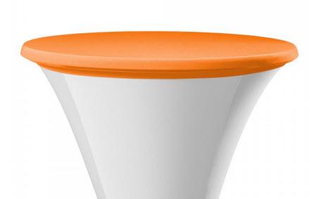 1-Topcover / Tischplattenbezug Stretch orange