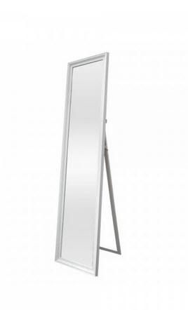1-Standspiegel Jennifer weiß 180x50 cm Retro