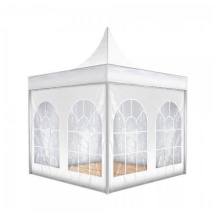 Pagode Classic 3 x 3m 9 m², mit Fußboden mit Erdnagelverankerung