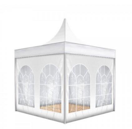 Pagode Classic 3 x 3m 9 m², mit Fußboden verankerungsfrei