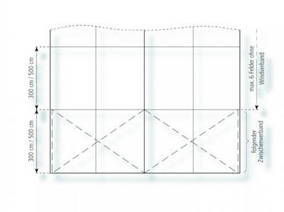 3-Partyzelt Holiday Transparent 10x21m 210m², kein Fußboden mit Erdnagelverankerung