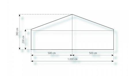 2-Partyzelt Holiday Classic 10x12m 120m², mit Fußboden verankerungsfrei