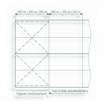 3-Partyzelt Holiday Elegance 6x20m 120m², mit Fußboden mit Erdnagelverankerung