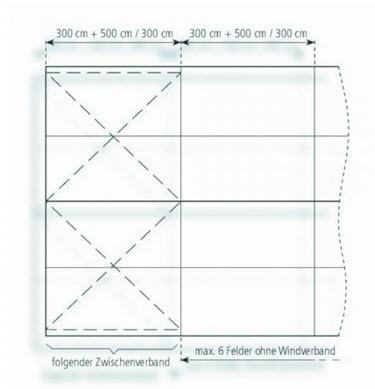 3-Partyzelt Holiday Basic 6x10m 60m², kein Fußboden mit Erdnagelverankerung