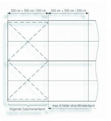 3-Partyzelt Holiday Deluxe 6x10m 60m², kein Fußboden mit Erdnagelverankerung