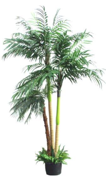 Palmeninsel mit 3 Palmen div. Höhen