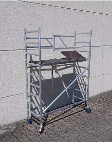 Zimmerfahrgerüst; bis 3,85 m Arbeitshöhe
