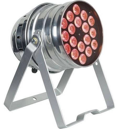 3-Showtec LED PAR 64 - Q4 RGBW