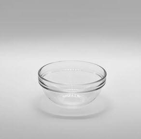 1-Kompottschale Glas 0,20 l, Ø 12 cm