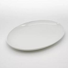 1-Platte, oval 30 cm Jade