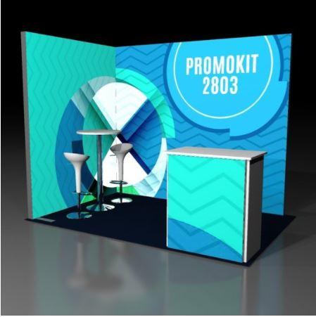 1-3x2m LED-Messestand