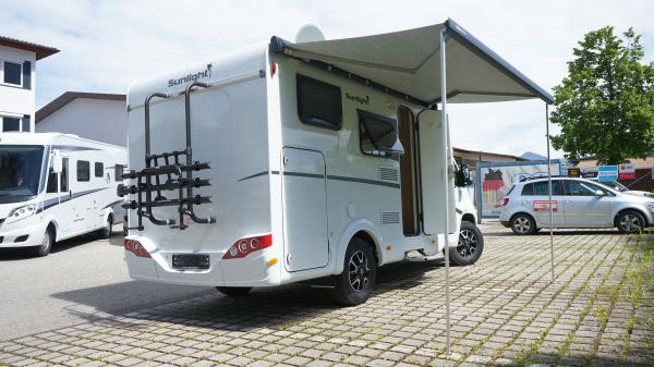2-Wohnmobil Sunlight Van 60 Adventure-Edition mit 5,99 Metern Länge für bis zu 2 Personen.