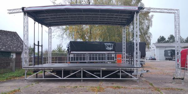 1-Bühne 45m² – Multistage für Stadtfest, Kundgebung, Präsentation, Roadsh...