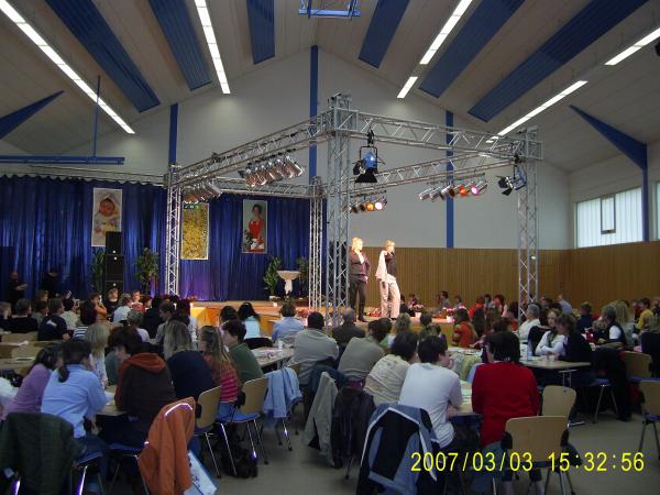 4-Traversen Messestand (Ground-Support) 6m x 4m x 3, 50m