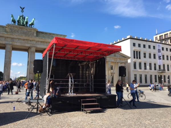 Mobile Bühne 14m² - Multistage für Stadtfest, Events, Festivals & Konzert (auch als FOH)